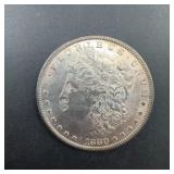 1880 Morgan Silver Dollar Us Coin