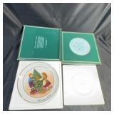 Avon Christmas Memories 1982 Plate With Box