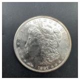 1881 S Morgan Silver Dollar Coin