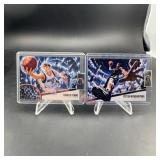 Two 2026 custom manga basketball cards players Wem
