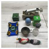Decor, Toys, Glassware & Tins Lot
