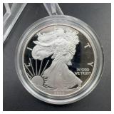 2008 W American Silver Eagle Proof Coin 1oz