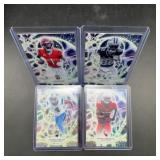 2024 Topps Protonyx Football Card Lot of 4