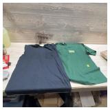 2 XL T-Shirts & Metal Cow With Bell Decor