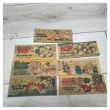 7 Walt Disney Cereal Premium Mini Comic Books