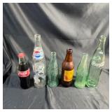 Coca-cola, Pepsi, And Soda Bottles Lot