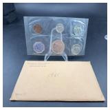 1961 U.s. Mint Coin Set Philadelphia In Envelope