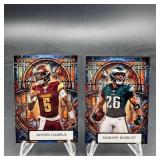 Custom Blast Jayden Daniels & Saquon Barkley Cards