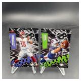 Two 2026 custom kaboom football cart players are F