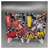 Two 2026 custom kaboom basketball cards players ar