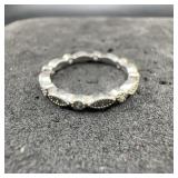 Sterling Silver Diamond Accent Band Ring