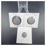 Canadian 1969 & 1947 Coins, 10 Groszy Poland