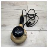 Vintage Electric Handheld Massager Beige Black