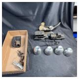 Cast Iron Vehicles, Cups & Horn Pipe
