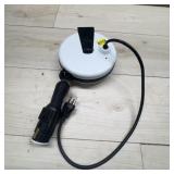 Retractable Extension Cord Reel with Plug