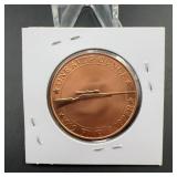 One AVDP Ounce .999 Fine Copper Coin Deer