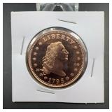 1795 Liberty Design .999 Fine Copper Round