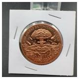 The Great Extinction Event Copper Coin 1 oz