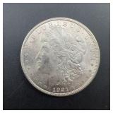 1921 Morgan Silver Dollar Us Coin
