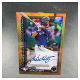 Will Wagner Autographed Blue Jays Rookie Card