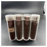 Four Rolls 1949 Lincoln Wheat Cents
