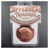 Copperhead Treasures 1 AVDP Oz .999 Eagle Round