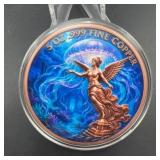 5 oz .999 Fine Copper Medallion, Mexico Design