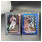 2 2026 Bowman Chrome numbered Prospects Refractor