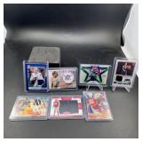 7 Memorabilia Sports Cards Multi-Sport Lot