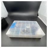 Costume Jewelry In Plastic Organizer