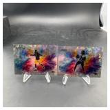 Two 2026 custom cracked ice color blast football c