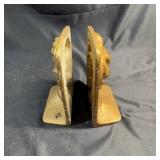 Abraham Lincoln Cast Metal Bookends