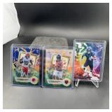 3 Topps RC Football Cards Judkins /275 Burden McMi