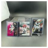 3 NFL numbered Cards: Olave, Gonzalez, Mukuba