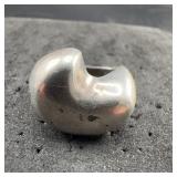 Sterling Silver Modernist Dome Ring