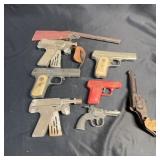 Vintage Metal And Plastic Toy Guns
