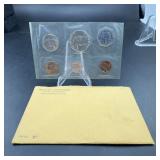 1961 U.s. Mint Philadelphia Proof Set In Envelope