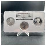 2006 American Silver Eagle 20th Anniv Set Ngc