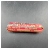 Bank Wrapped Roll Of Wheat Pennies Marked 1920s
