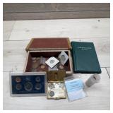 United States Coin Lot With Sets And Book