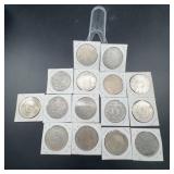 15 Chinese Non-silver Dollar Coins