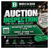 Inspection Dates: Wednesday, October 7th: 3-6 P.m.