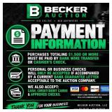 Payment: Cash, Credit/debit Card Or Good Check (wi