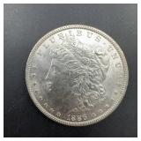 1886 Morgan Silver Dollar Coin