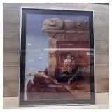 Print After Michael Parkes Signed Framed Art