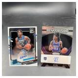 Leonard Miller & Keon Ellis Autograph RC Cards