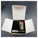 Avon Perfume Pendant Necklace Set in Box