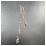 925 Sterling Silver Chain With Teddy Bear Pendant