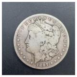 1897-s Morgan Silver Dollar Us Coin