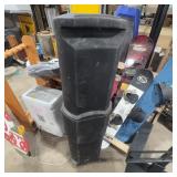 Black Plastic Driveway Mailbox Posts